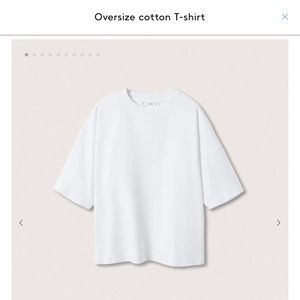 Mango Oversize cotton t-shirt